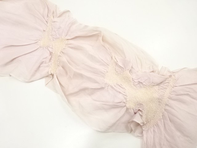 JAPANESE KIMONO / OBIAGE FOR SUMMER / SILK / SHIBORI